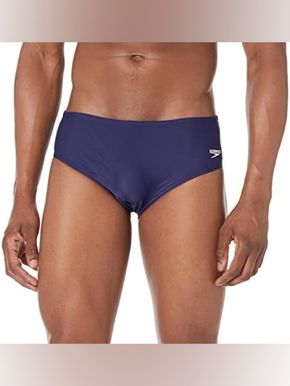 NWT Speedo Men's Power Flex Eco Swim Brief~Size 32~Navy Blue~$42